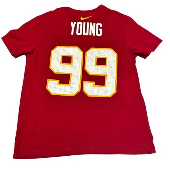 Washington Commanders Chase Young The Nike Tee Short Sleeve Shirt Size Large - Picture 1 of 5
